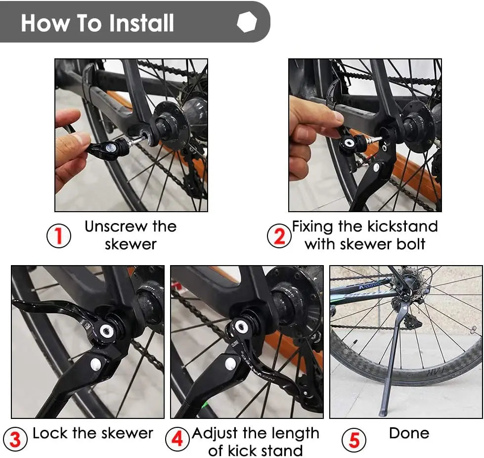 Adjustable QR Kickstand GoodTime Cycle