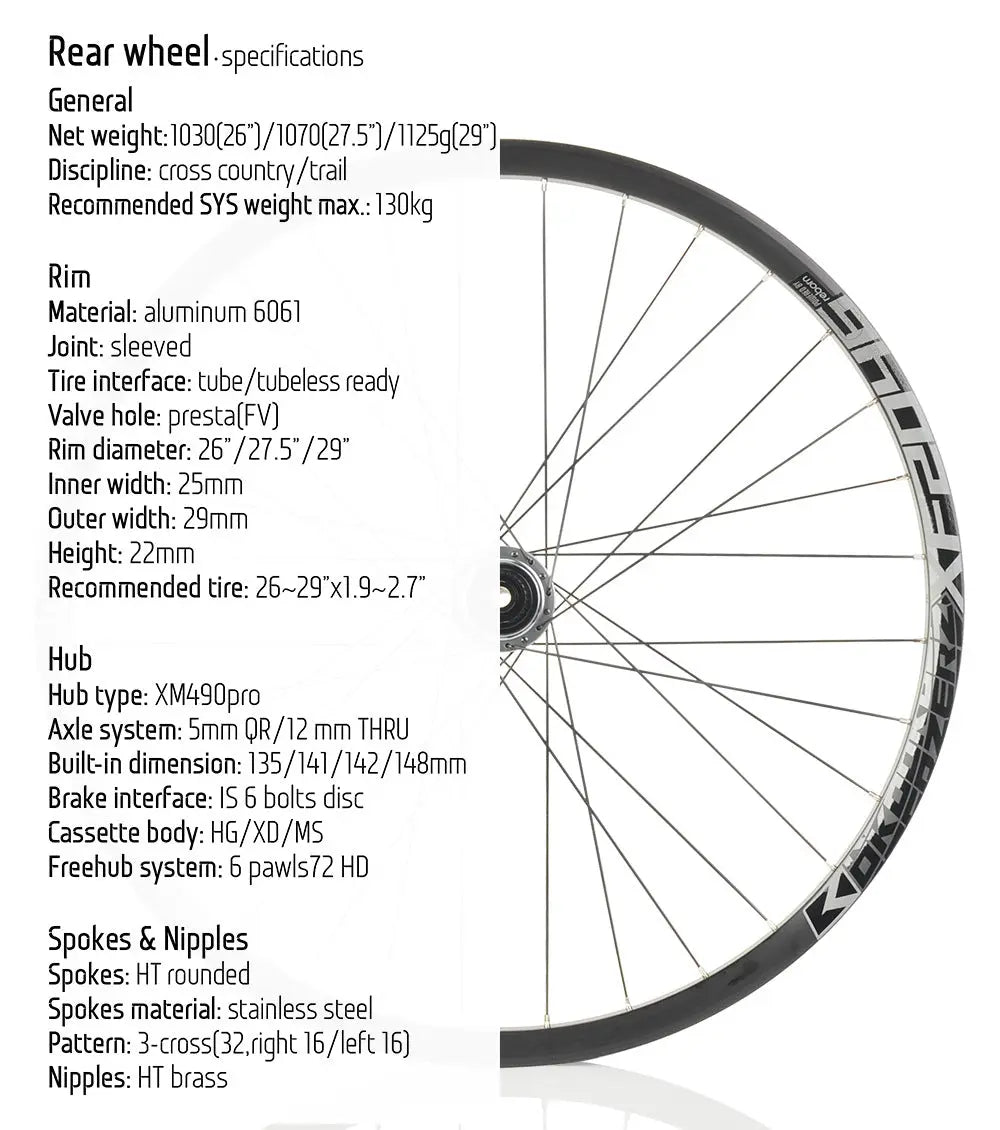 27.5"/29" Koozer XF2046 Wheelset GoodTime Cycle
