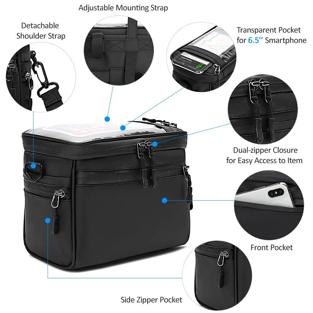 Portable Handlebar Bag - GoodTime Cycle