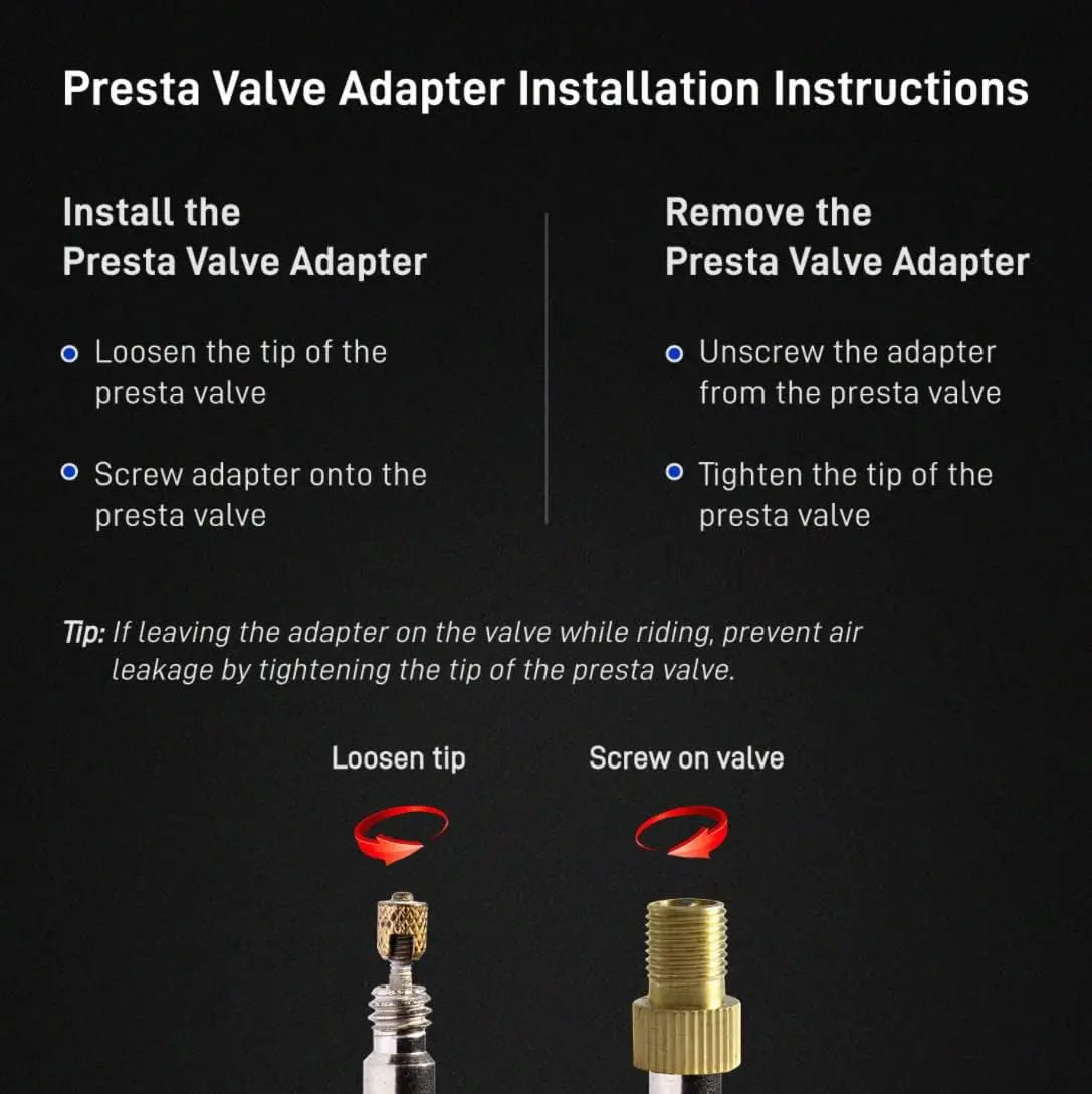 Presta Valve to Schrader Adapter GoodTime Cycle