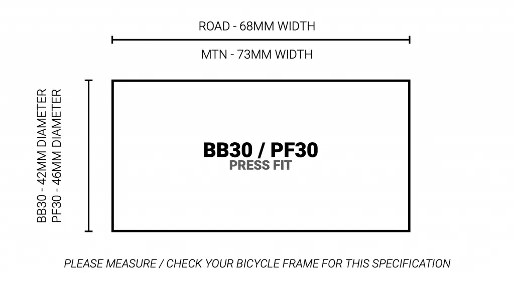 Praxis M30 BB30/PF30 68mm Bottom Bracket