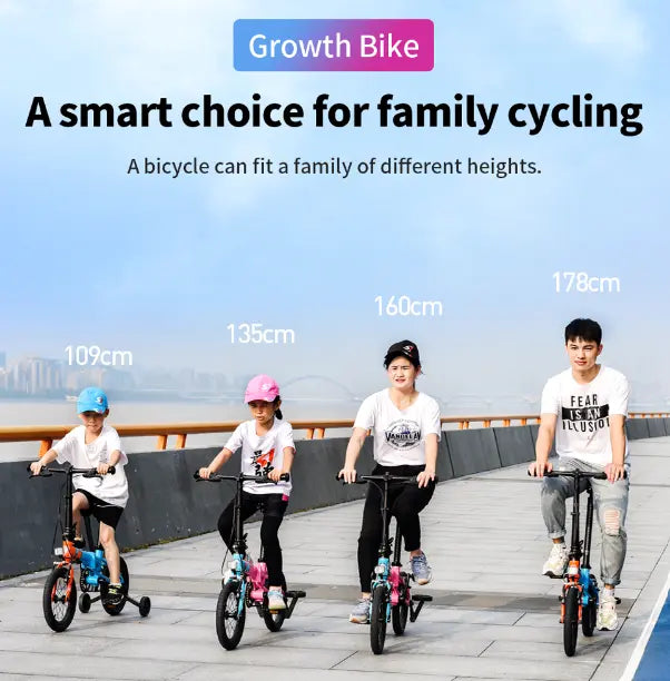 Sooibe 007 14″ Kids Foldable Bike GoodTimes Cycle