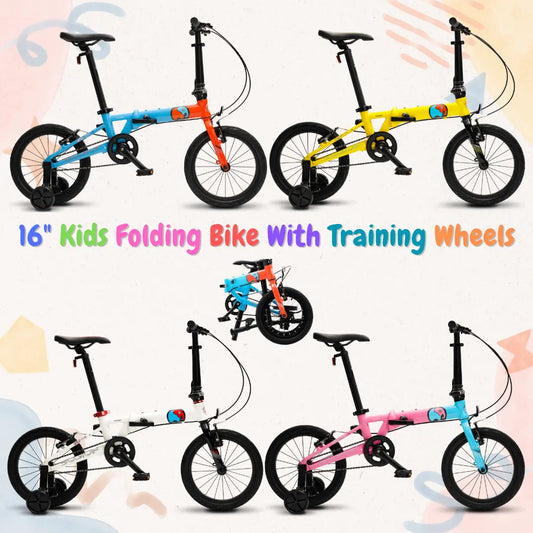 Sooibe 007 Pro 16″ Kids Foldable Bike GoodTimes Cycle