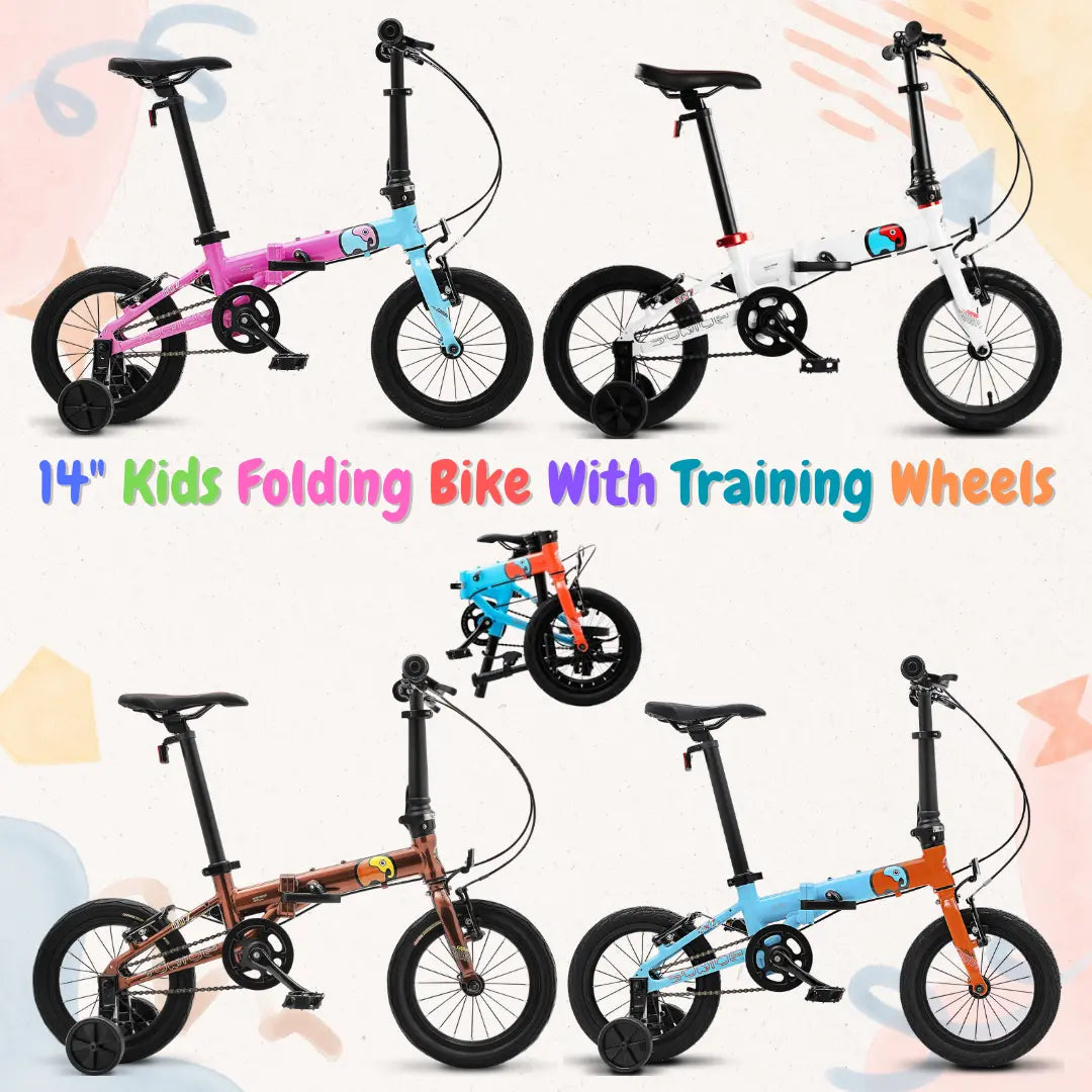 Sooibe 007 14″ Kids Foldable Bike GoodTimes Cycle