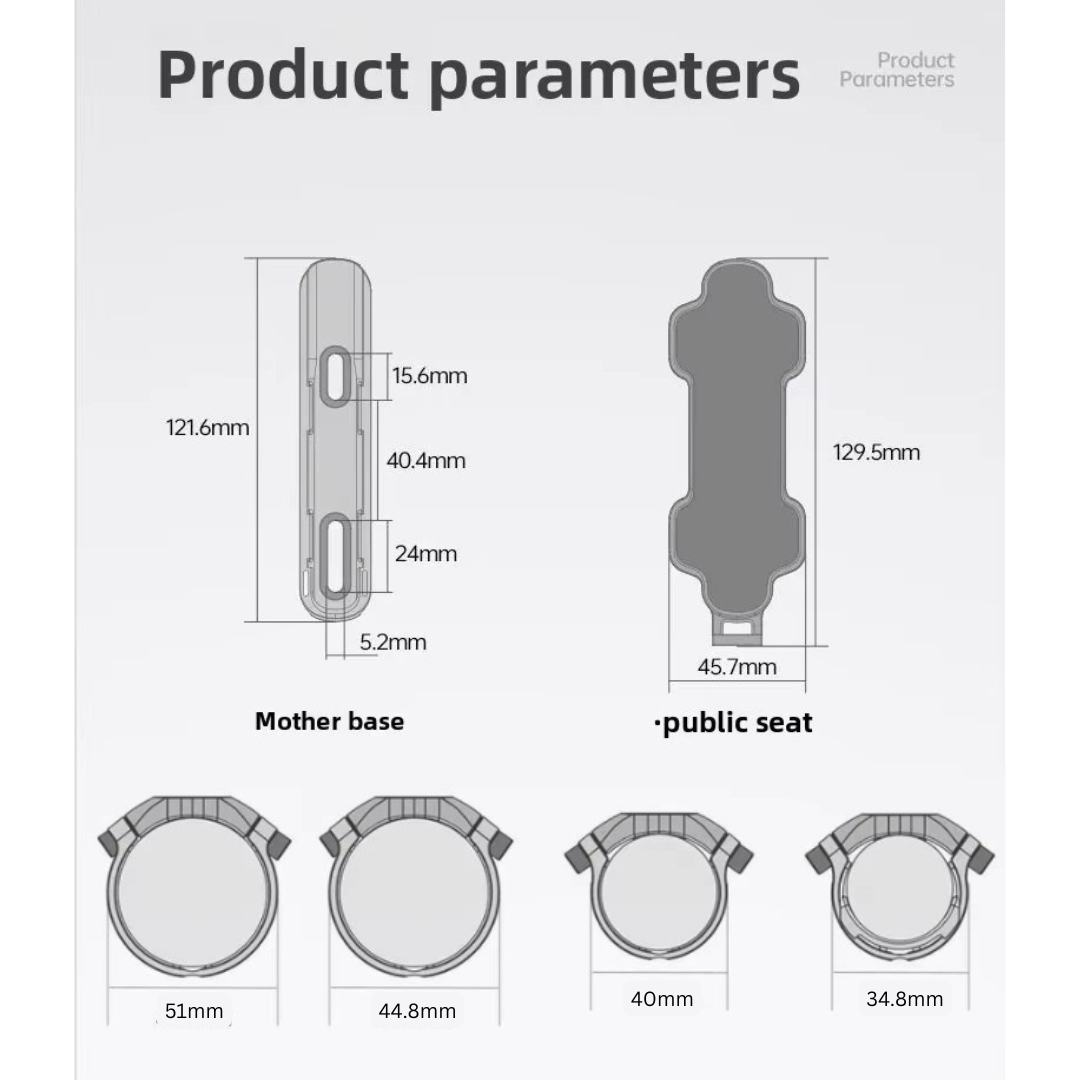 Magnetic Water Bottle Cage Holder