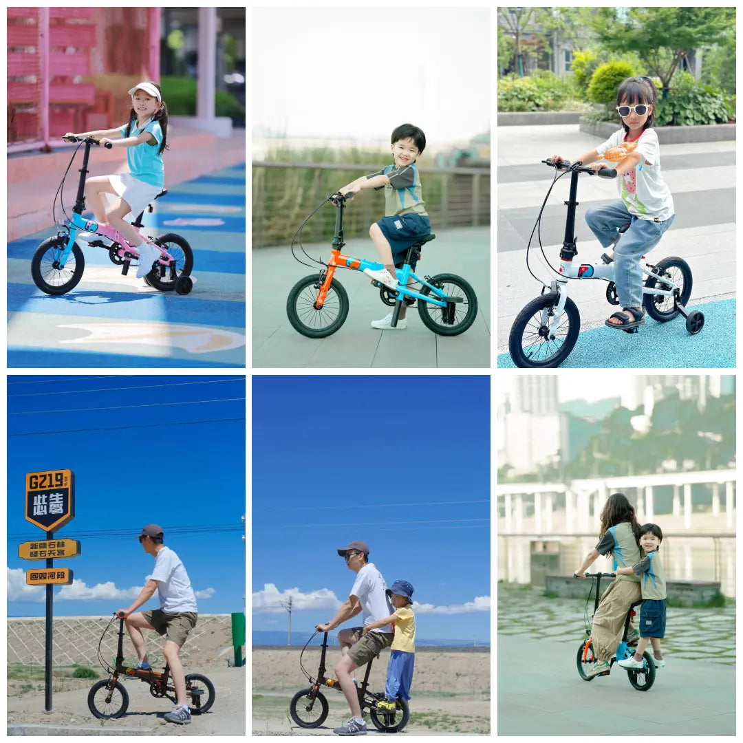 Sooibe 007 14″ Kids Foldable Bike GoodTimes Cycle